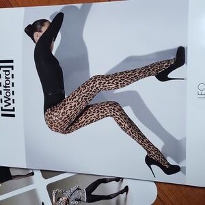 Wolford Exotic Leopard Design Tights